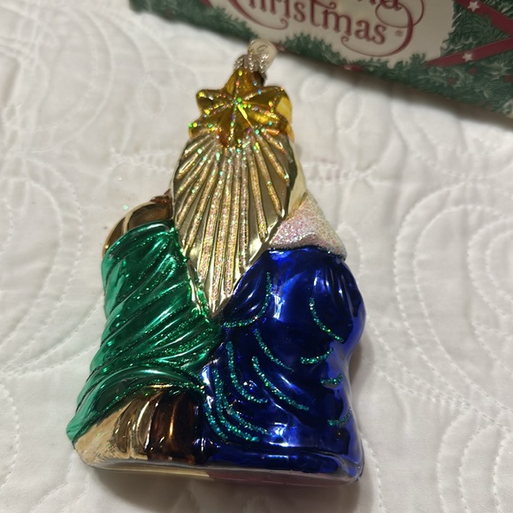 Old World Christmas Holy Family Ornament 5.5” Religious Heavenly,Glass,NIB Retro - Picture 2 of 2